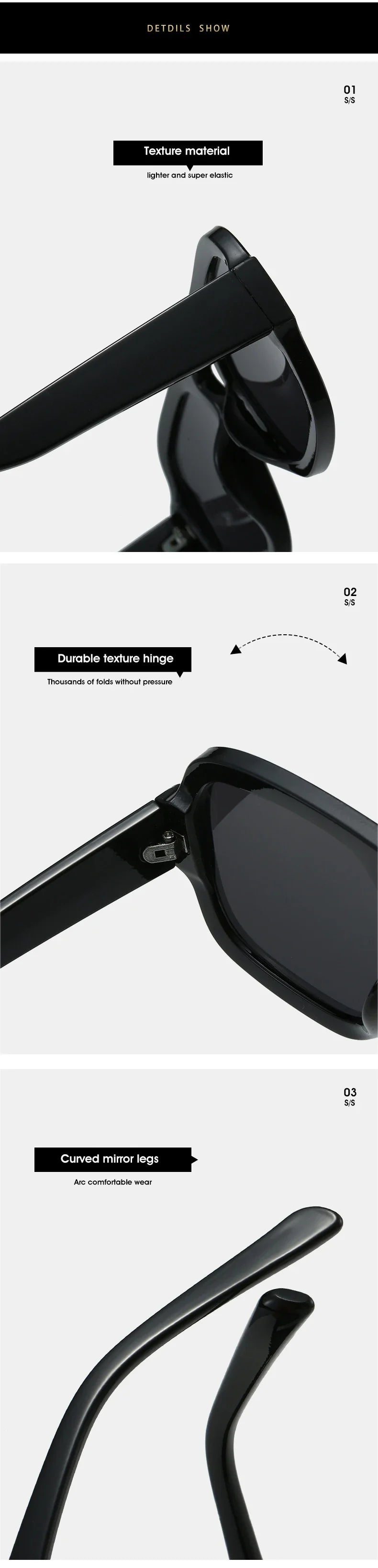 Retro Square Sunglasses – Gradient UV400 Unisex Punk Designer Shades