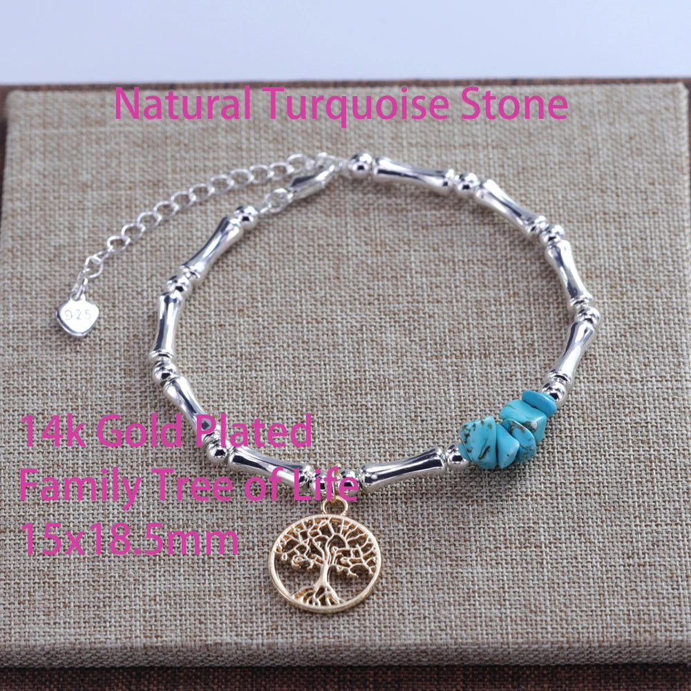 VENTFILLE 925 Silver Butterfly Bracelet – Cute Beaded String Design for Girls