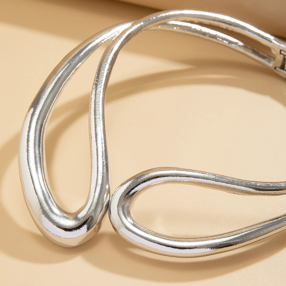 DIEZI Steampunk Irregular Clavicle Torques Necklace For Women Punk Gold Silver Color Statement Chokers Necklace Gift Jewelry