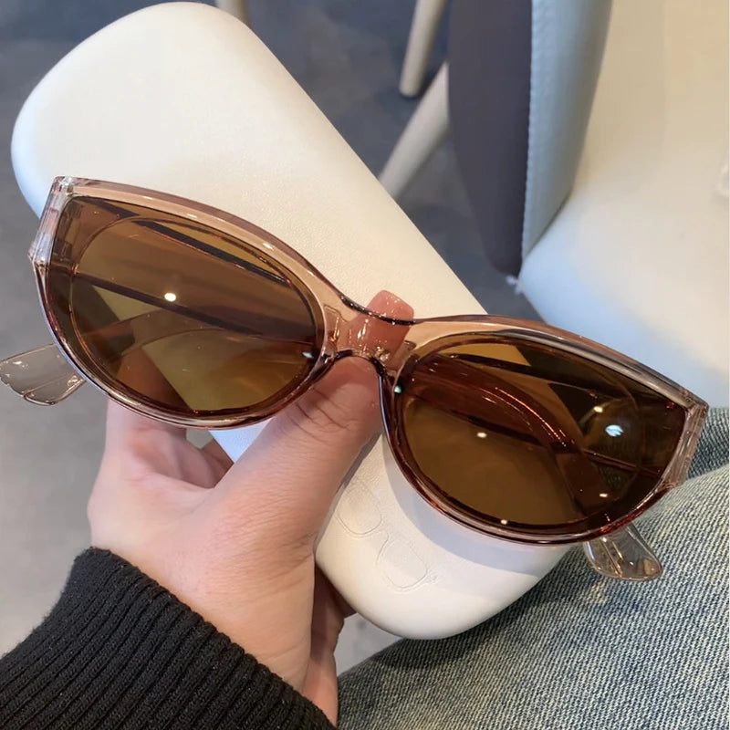 Vintage Cat Eye Sunglasses – Multi-Color UV400 Designer Shades for Women