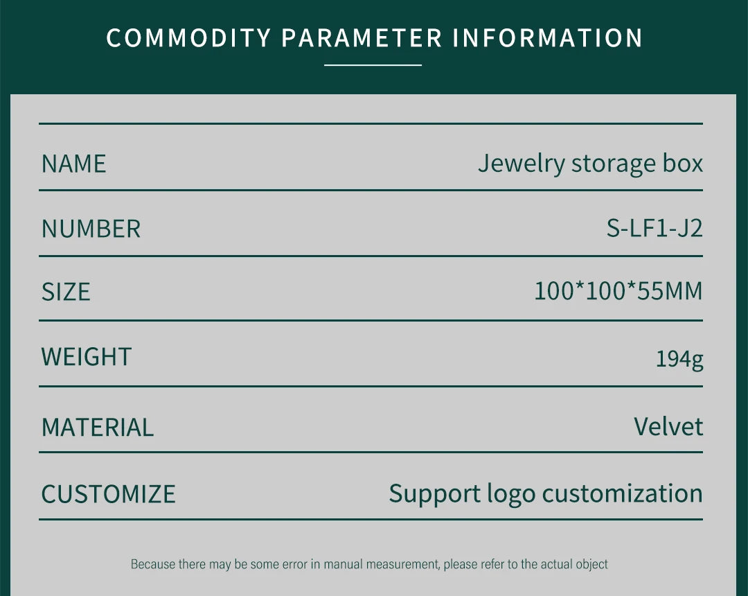 TAIMY Vintage Velvet Jewelry Box – Retro Green Travel Ring Case with Mirror