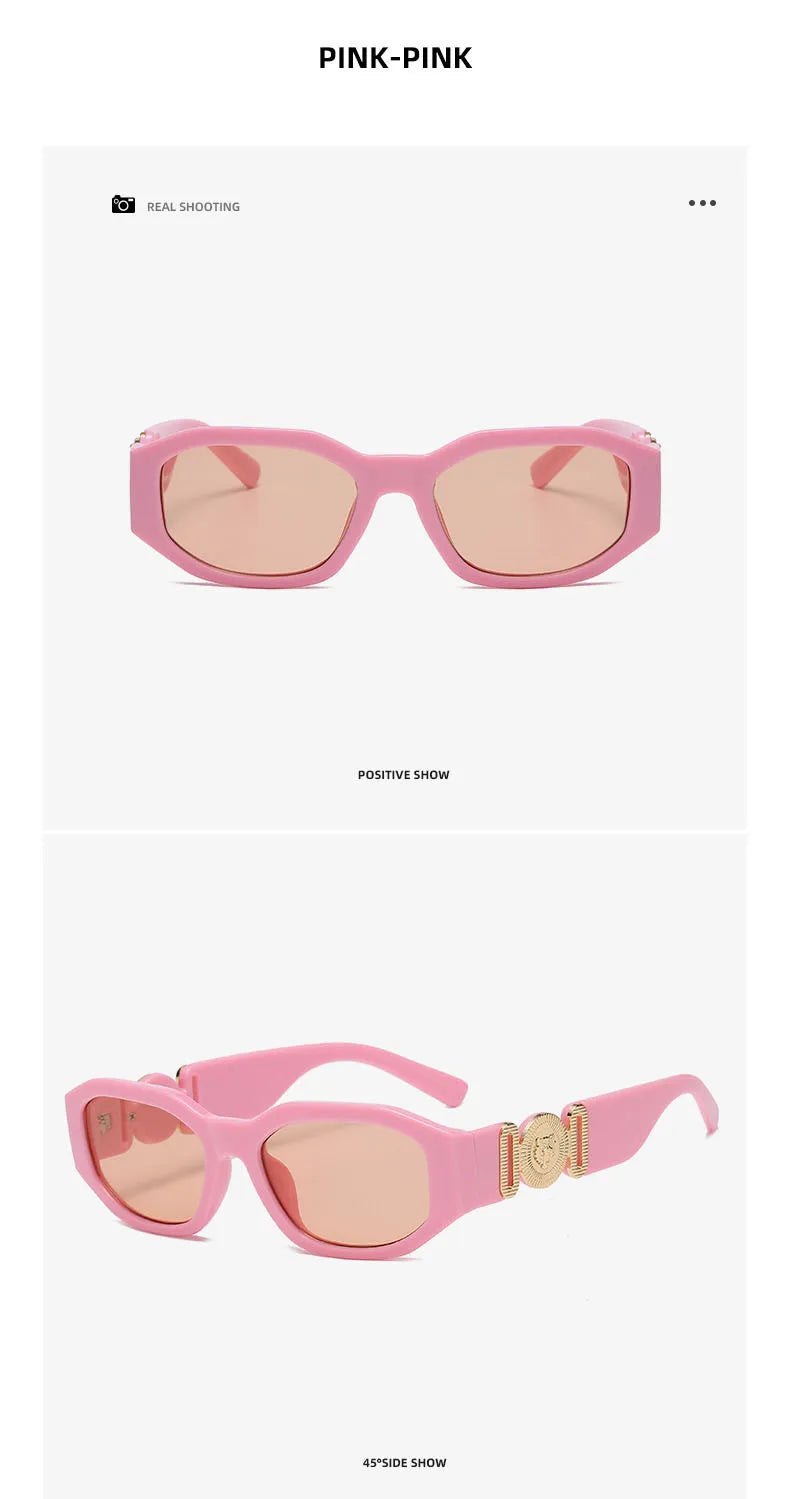 Women’s Summer Rectangle Sunglasses – Stylish Irregular Designer Shades