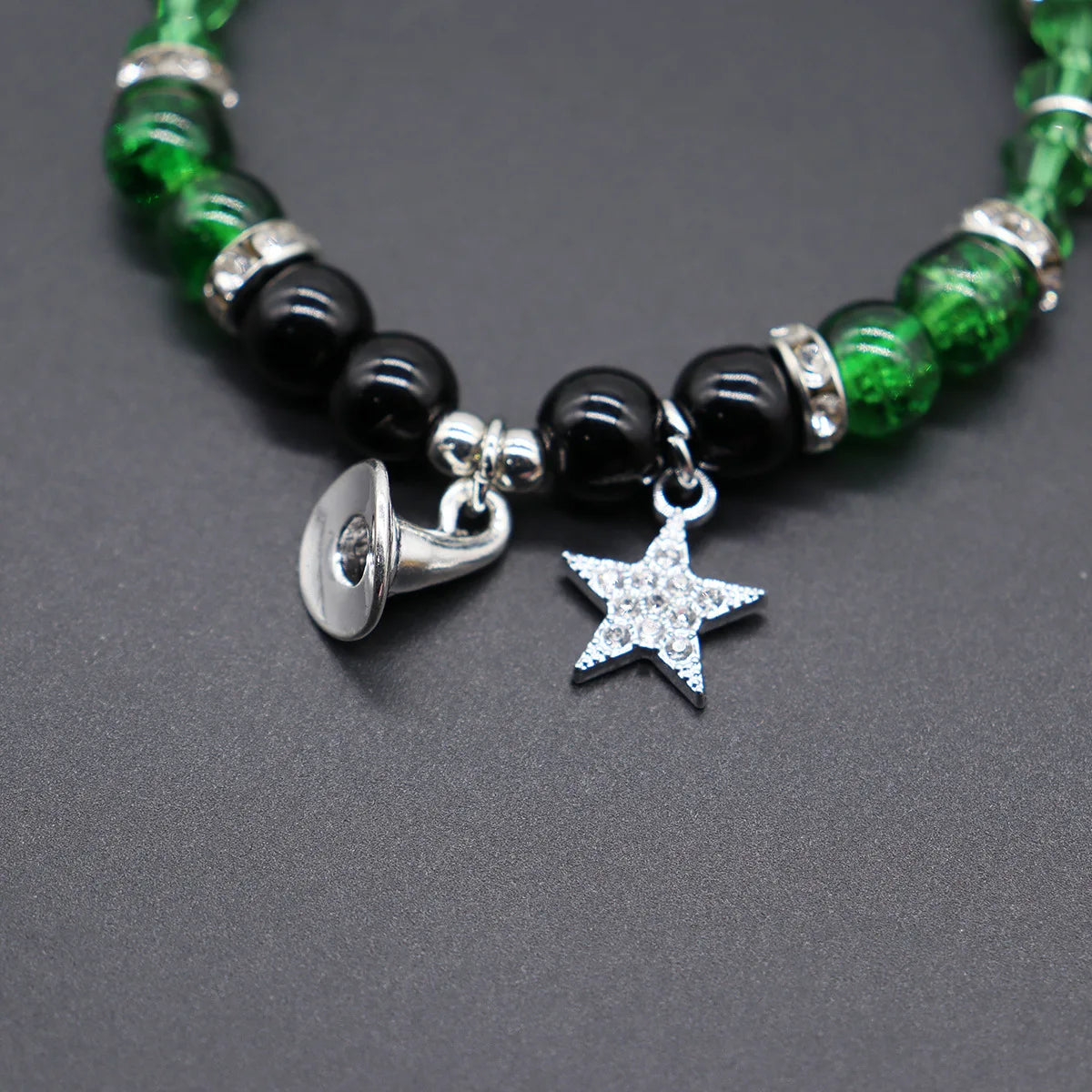 Magic Stick & Crown Couple Bracelets – Cute Matching Beaded Set Inspired by Wicked Witch