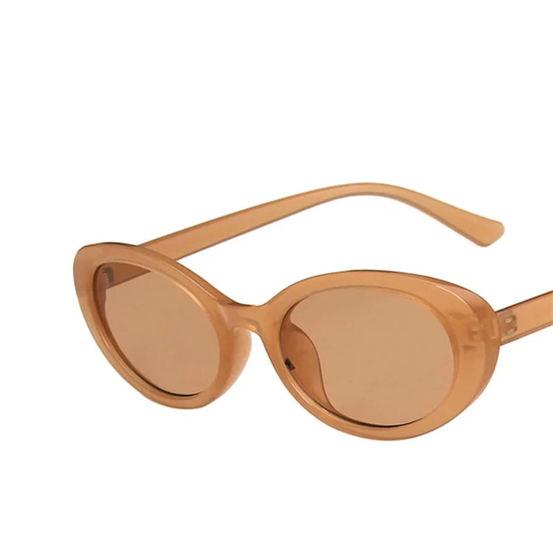 Oval Retro Sunglasses – Small Frame Unisex Design for a Stylish Look