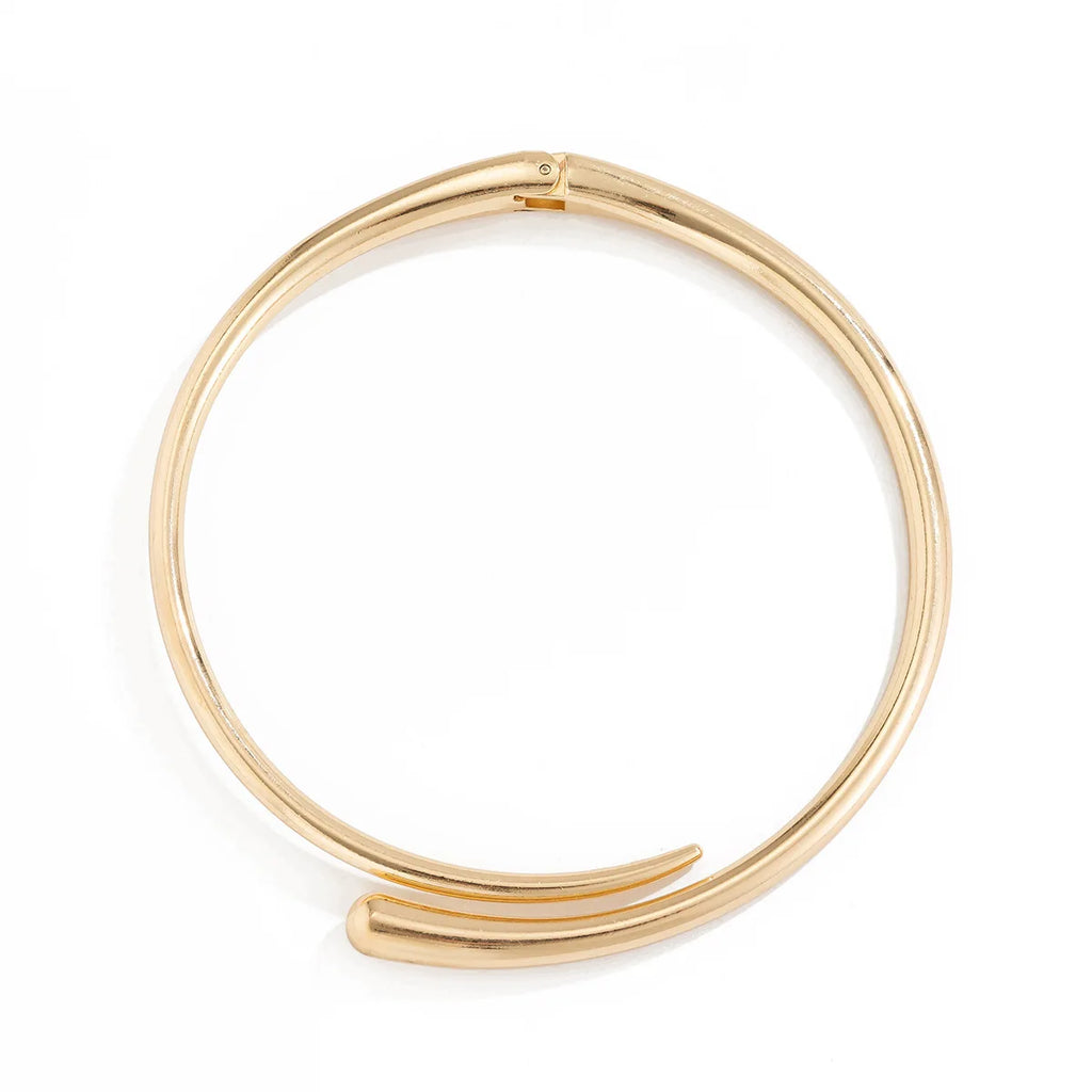 DIEZI Steampunk Irregular Clavicle Torques Necklace For Women Punk Gold Silver Color Statement Chokers Necklace Gift Jewelry