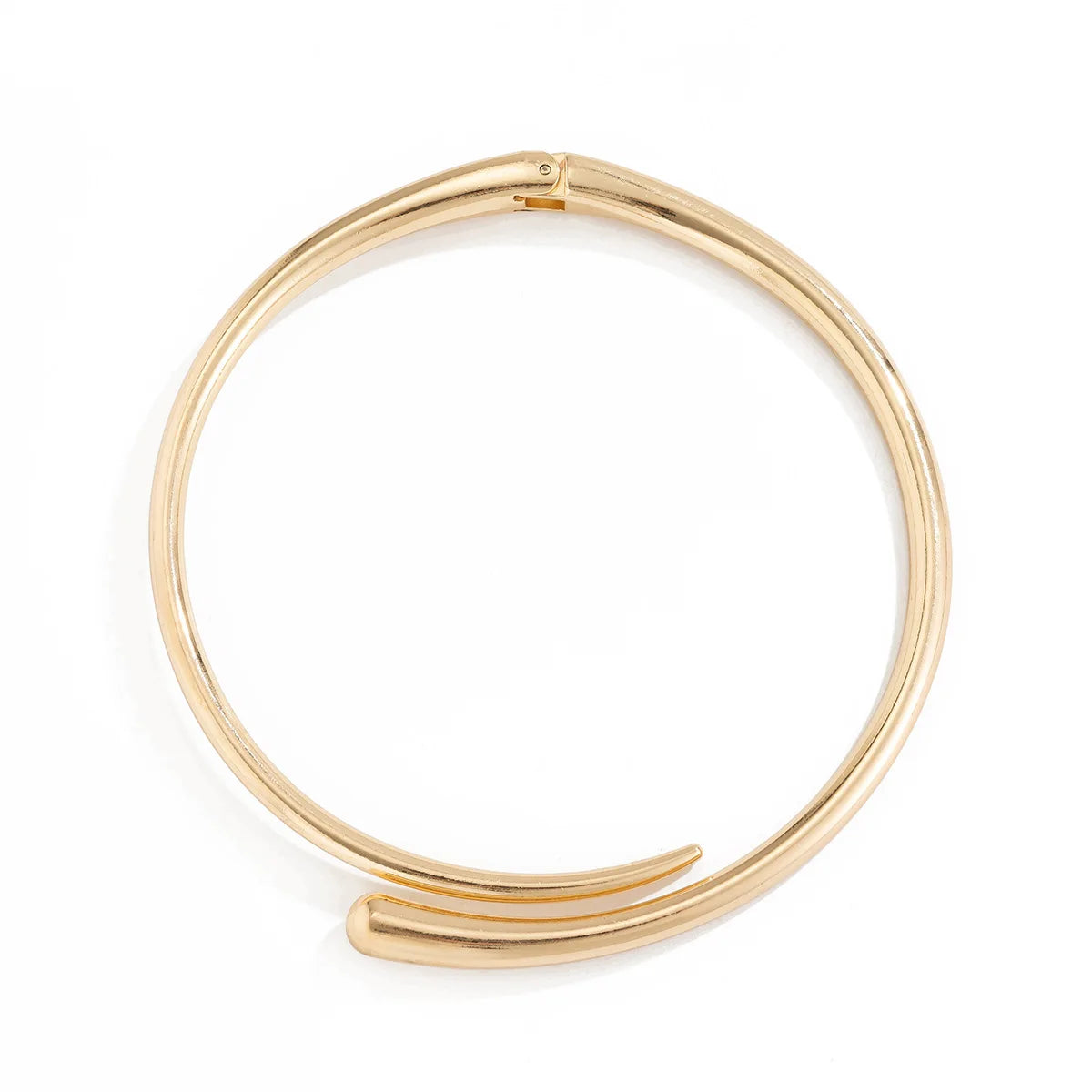 DIEZI Steampunk Irregular Clavicle Torques Necklace For Women Punk Gold Silver Color Statement Chokers Necklace Gift Jewelry