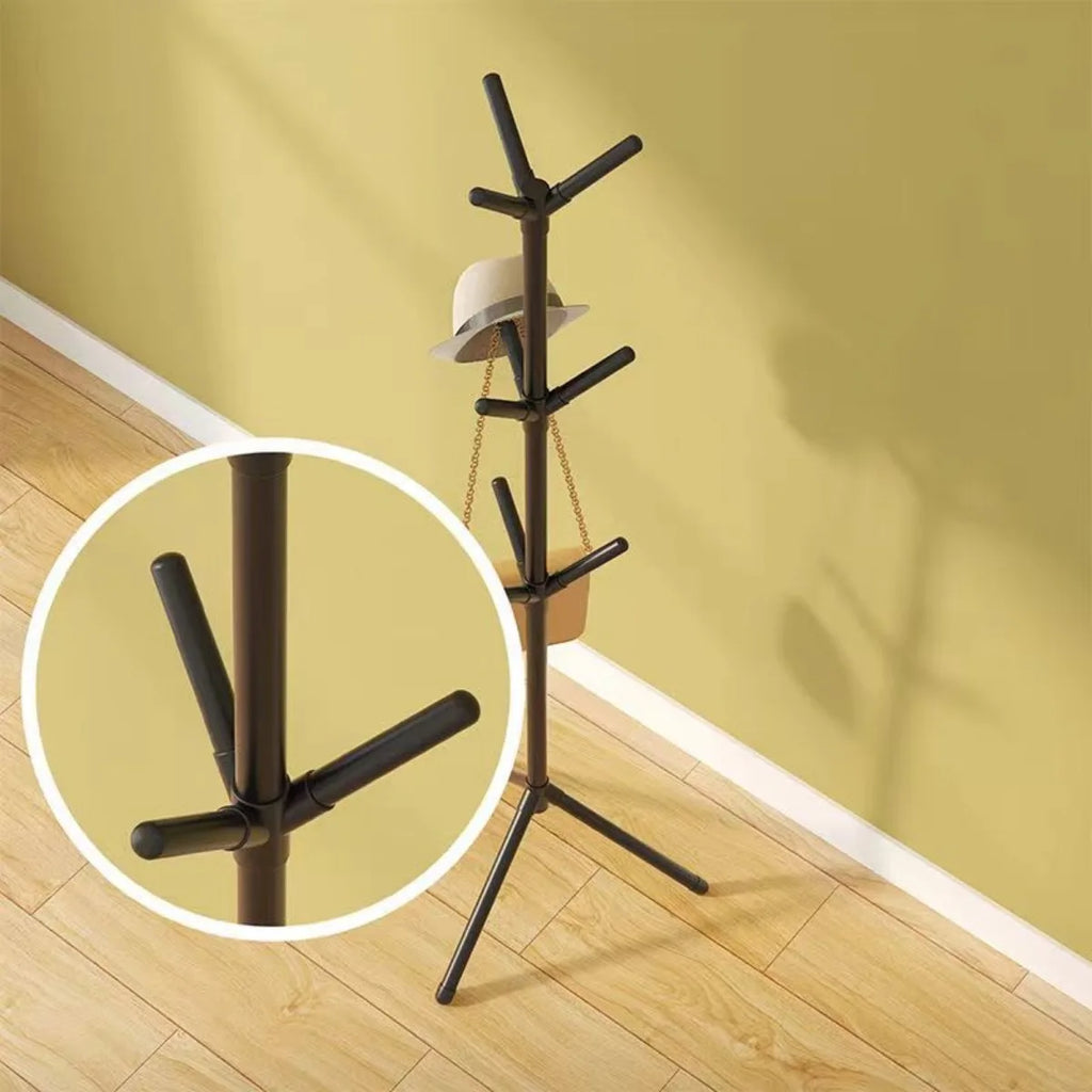 Tree Branch Coat Rack – Floor-Standing Clothes & Hat Holder for Bedroom or Entryway