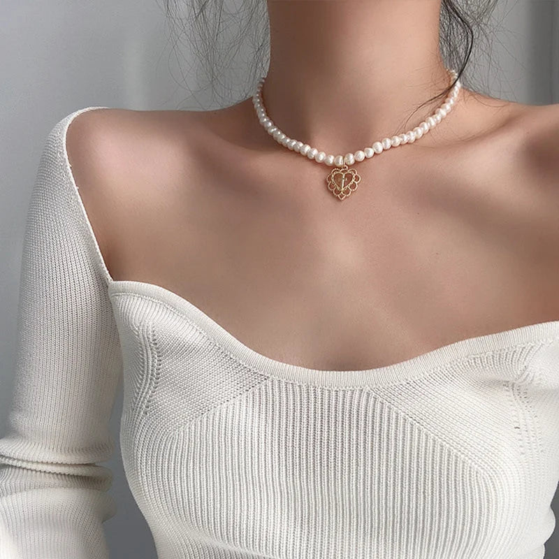 Baroque Pearl Choker – Luxury Triple-Layer Beaded Necklace for Weddings & Parties
