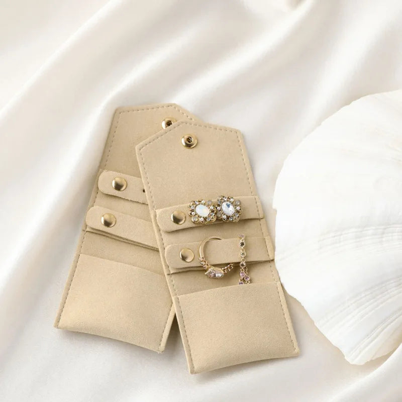 Mini Microfiber Jewelry Pouches – 6×5 cm Storage Bags for Rings, Earrings & Charms