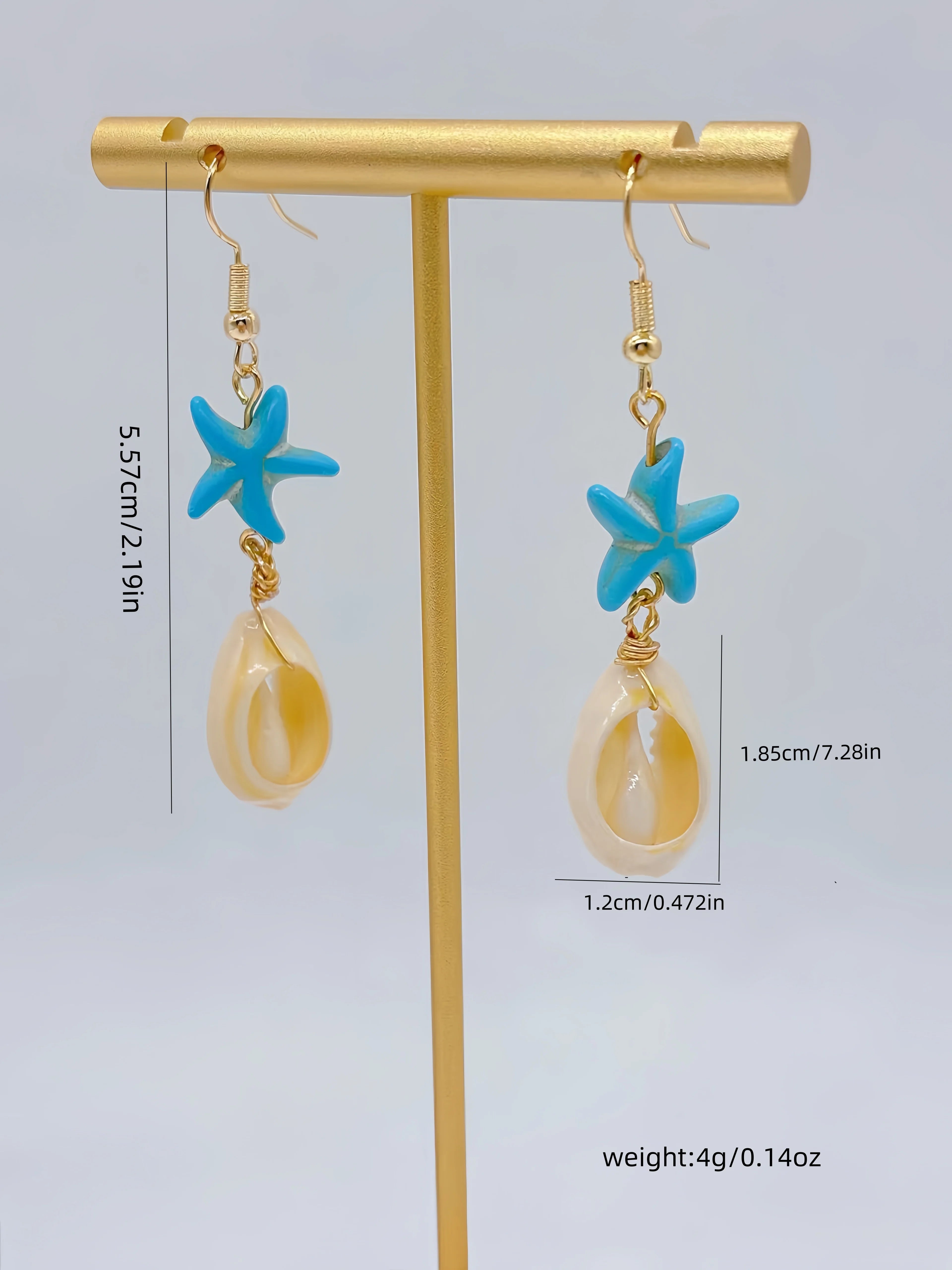 Irregular Cream Flower Earrings – High-Quality Gold Plated Statement Design for Women