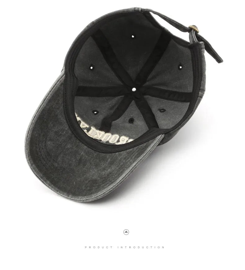 Brooklyn Alphabet Baseball Cap – Casual Cotton Snapback for Men & Women, Hip-Hop Summer Style