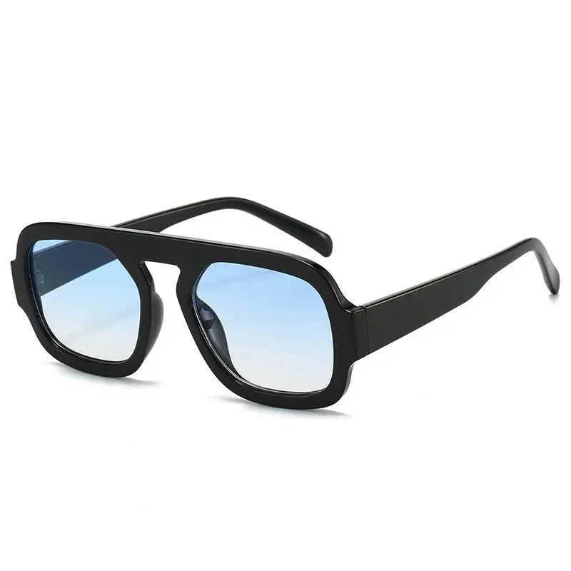 Retro Square Sunglasses – Gradient UV400 Unisex Punk Designer Shades
