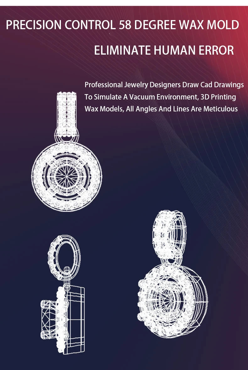 Classic 5 ct Moissanite Necklace – S925 Sterling Silver White Gold Plated Wedding Pendant