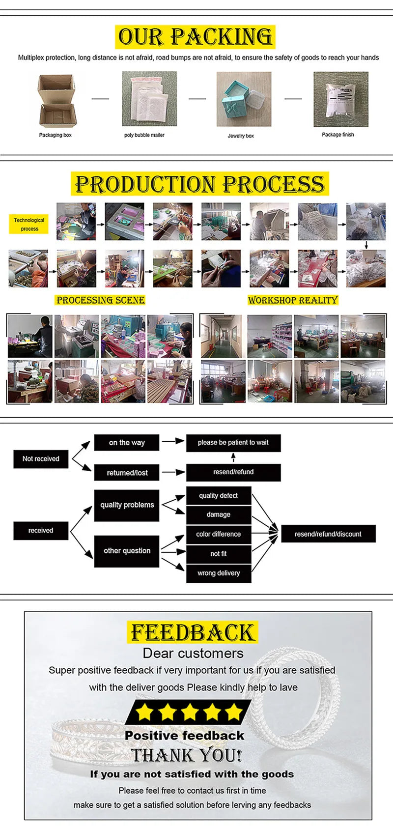 Huitan 3-Piece Zirconia Ring Set – Luxurious Gold-Tone Sparkling Bands for Women and Weddings