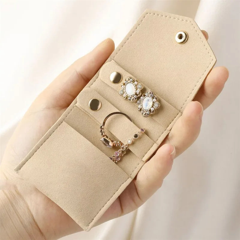 Mini Microfiber Jewelry Pouches – 6×5 cm Storage Bags for Rings, Earrings & Charms