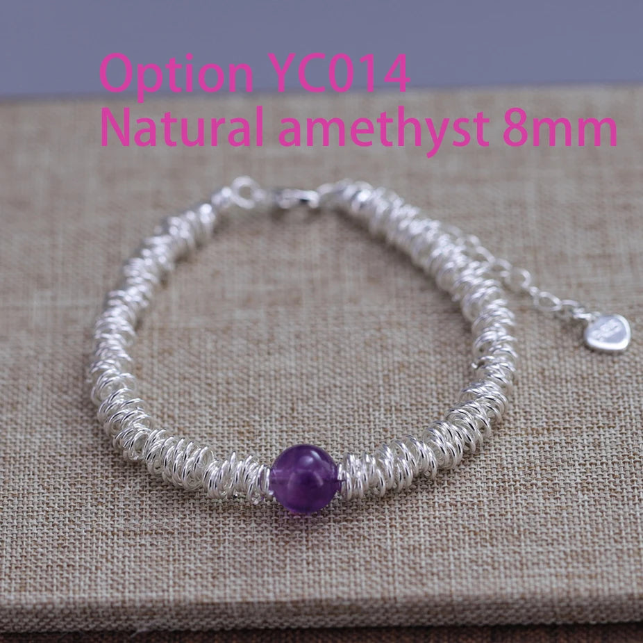 VENTFILLE 925 Silver Butterfly Bracelet – Cute Beaded String Design for Girls