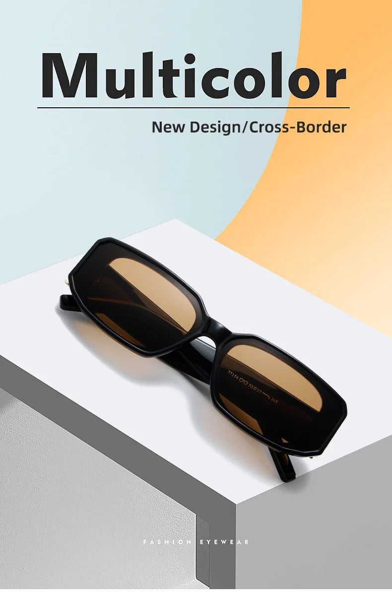 Small Frame Sunglasses – Unisex Full Frame UV400 Fashion Shades
