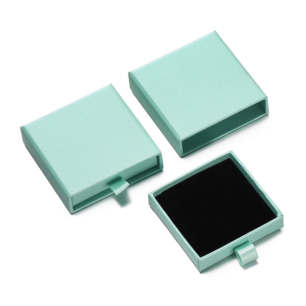 Drawer Jewelry Gift Box – Solid Color Packaging for Necklaces, Rings, Earrings & Bracelets