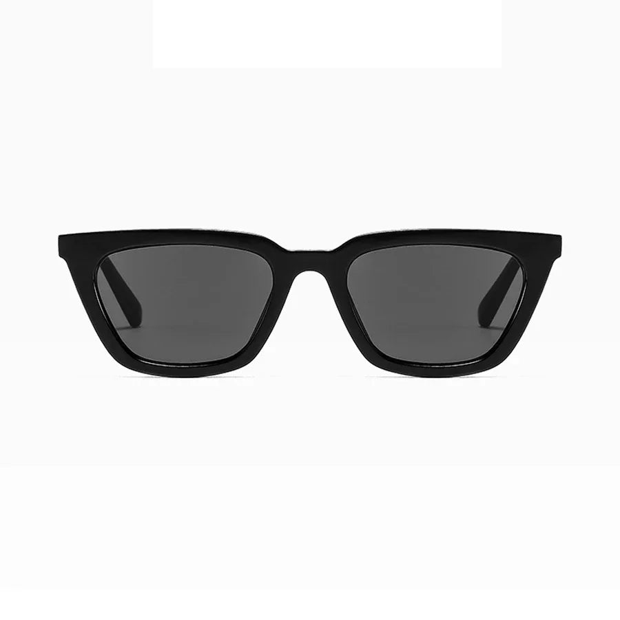 Classic Black Cat Eye Sunglasses – Elegant Small Frame UV400 Designer Style