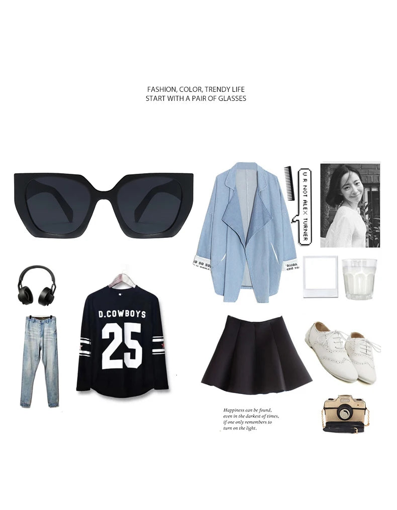 Square Retro Sunglasses – Unisex Vintage Designer Shades for Travel & Daily Wear