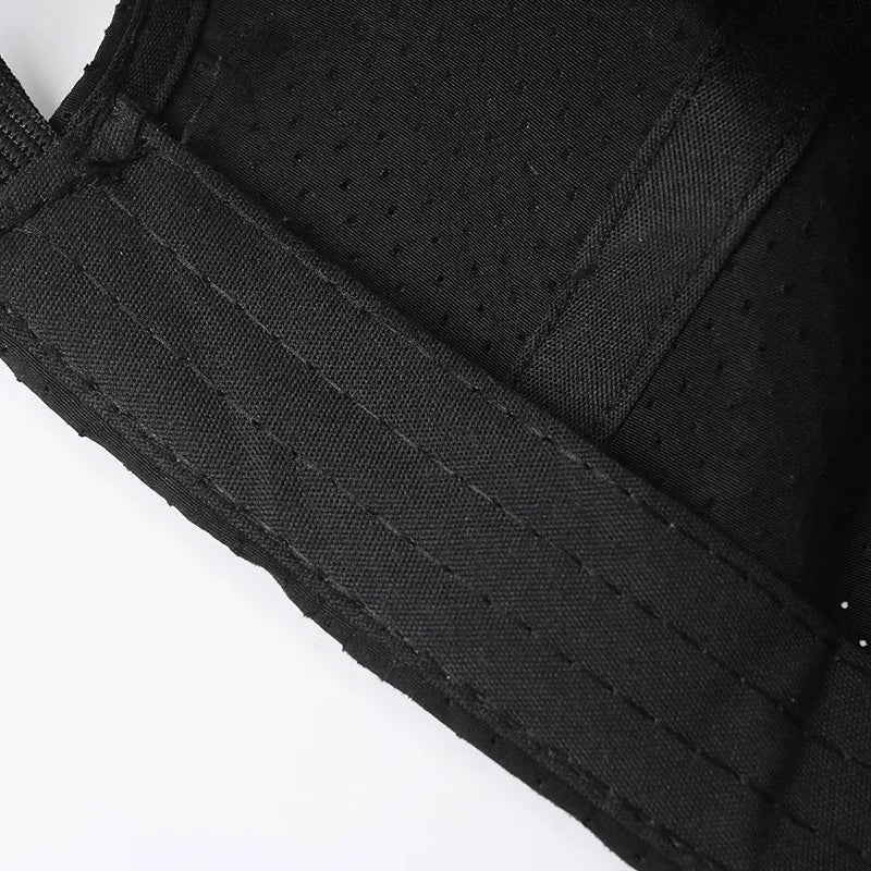 Cross Water-Drop Embroidery Baseball Cap – Simple Unisex Adjustable Outdoor Hat