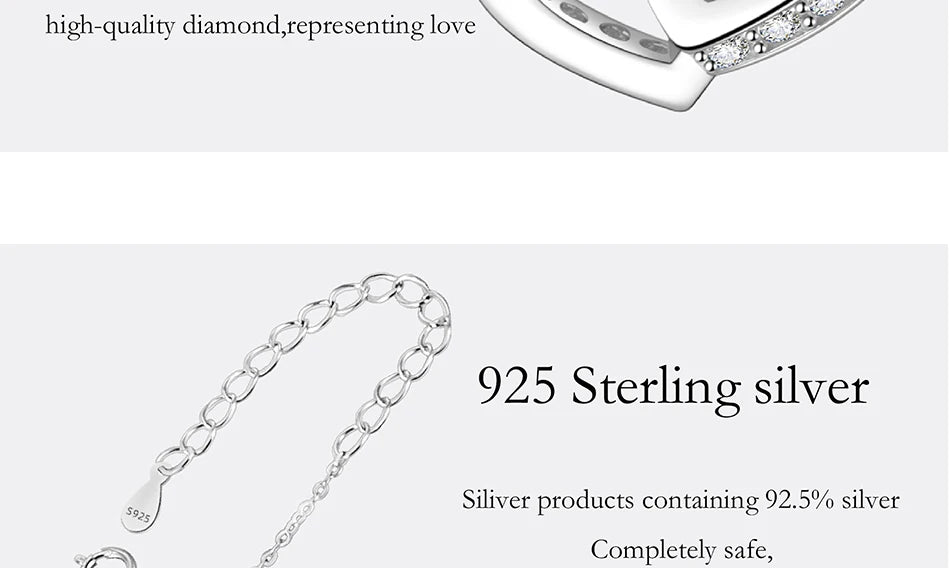 PERFANY Moissanite Double Heart Necklace – S925 Silver Luxury Lab-Diamond Pendant for Women