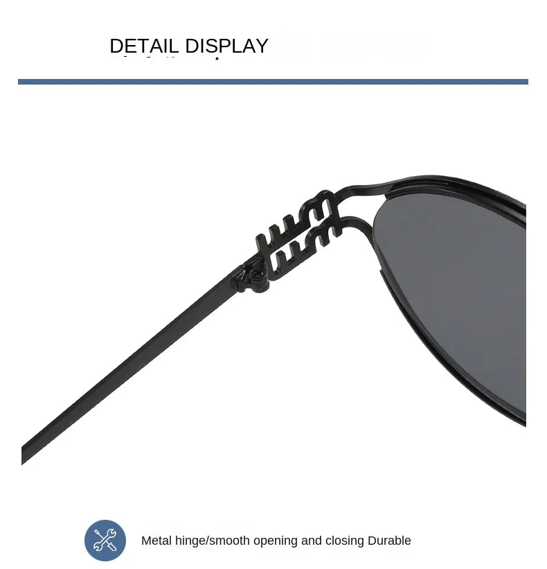 Metallic Cat Eye Sunglasses – Retro Small Frame Unisex UV Protection