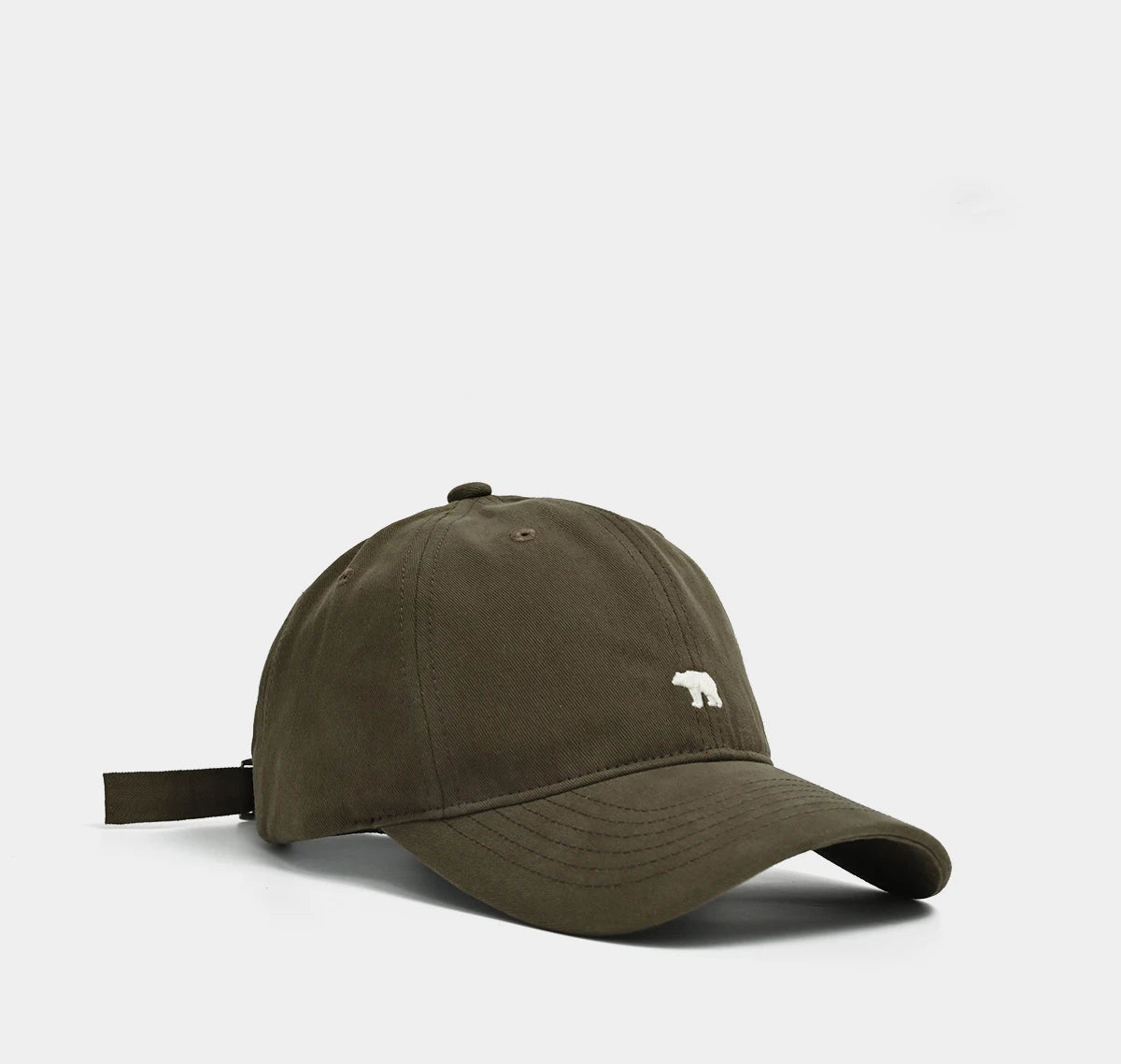 Bear Embroidered Baseball Cap – Breathable Adjustable Sun-Protective Style for Men & Women