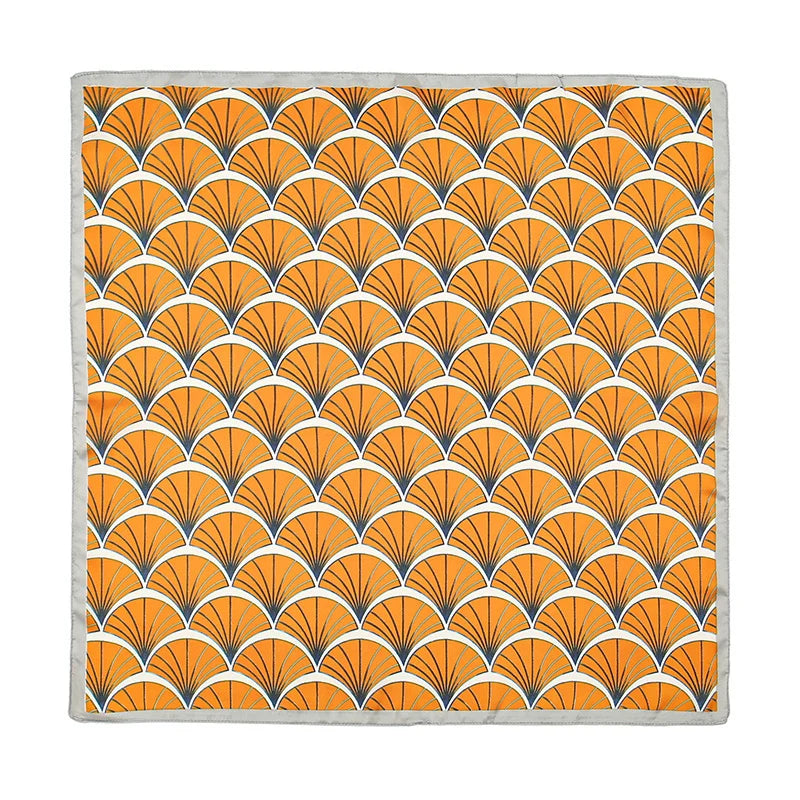 Luxury Silk Satin Scarf – 2023 Square Print Design for Women’s Hijab, Hair & Neck Styling