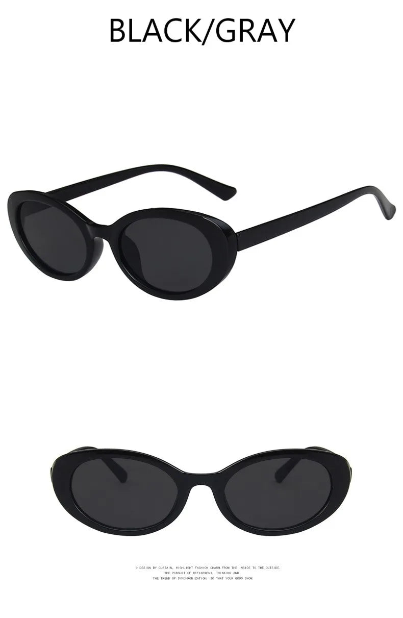 Oval Retro Sunglasses – Small Frame Unisex Design for a Stylish Look