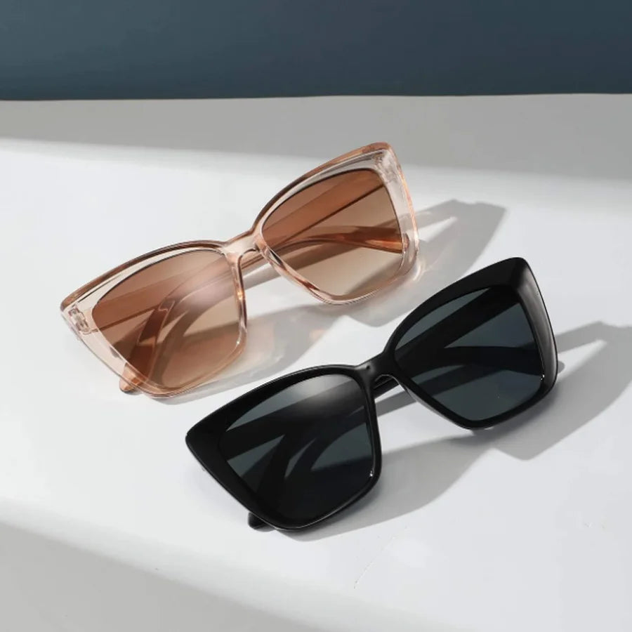 2PCS Cat Eye fashion Women Sunglasses Daily Holiday Beach Decorative Glasses