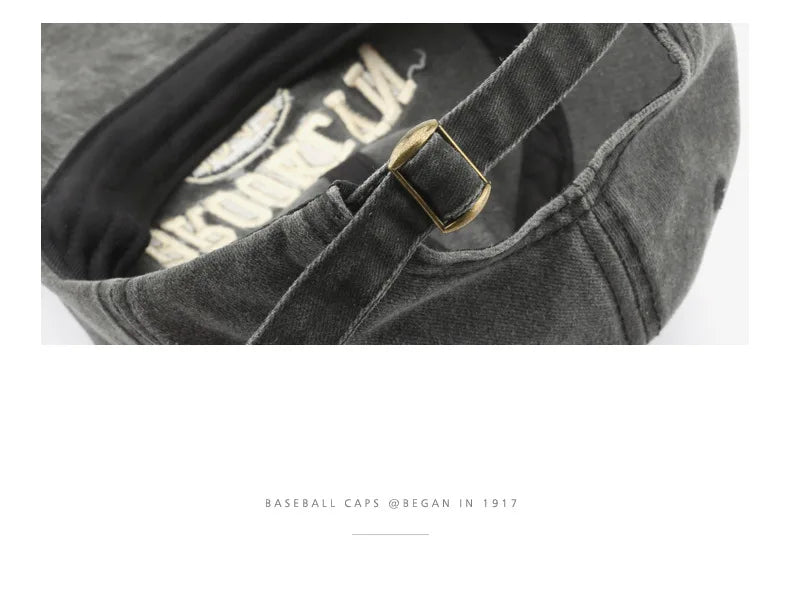 Brooklyn Alphabet Baseball Cap – Casual Cotton Snapback for Men & Women, Hip-Hop Summer Style