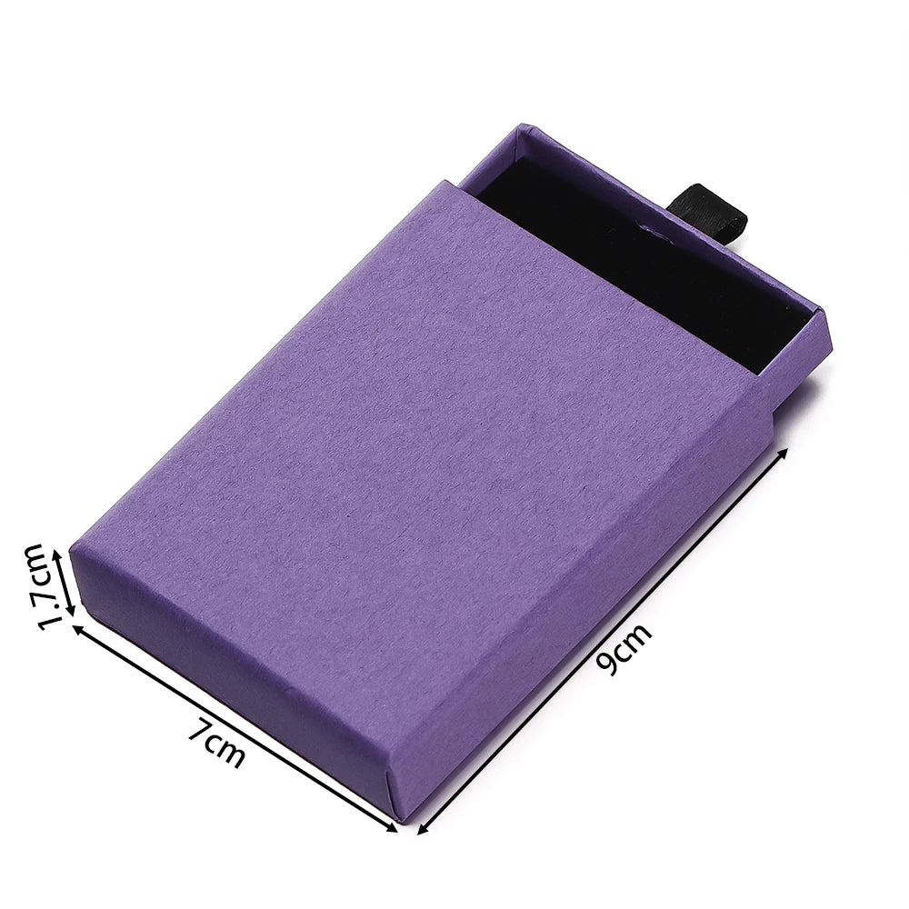 Drawer Jewelry Gift Box – Solid Color Packaging for Necklaces, Rings, Earrings & Bracelets