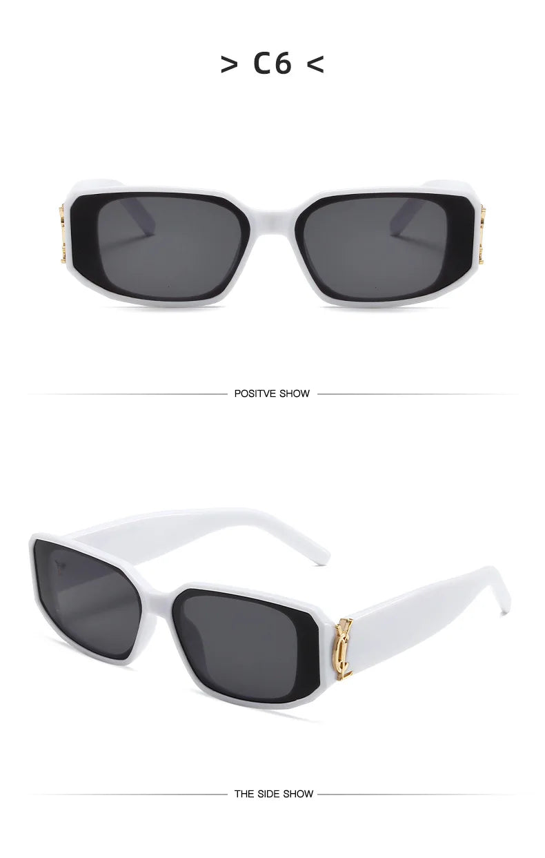 Small Frame Sunglasses – Unisex Full Frame UV400 Fashion Shades