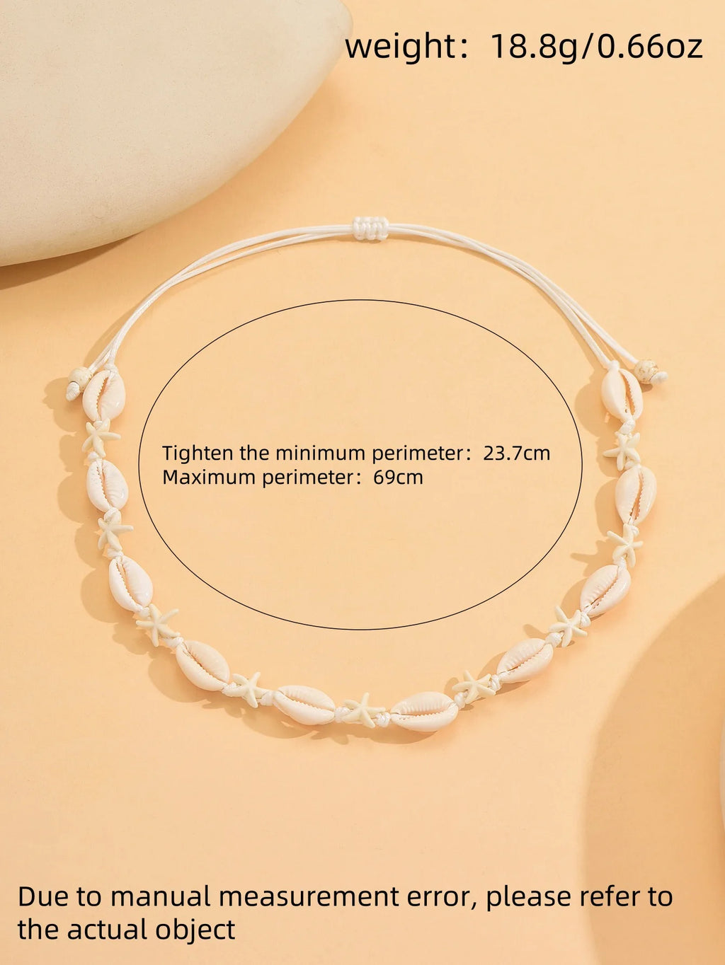 Bohemian Shell & Turquoise Choker – Handwoven Starfish Necklace for Summer Beach Style