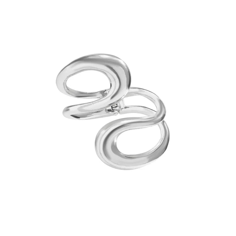 DIEZI Steampunk Irregular Clavicle Torques Necklace For Women Punk Gold Silver Color Statement Chokers Necklace Gift Jewelry