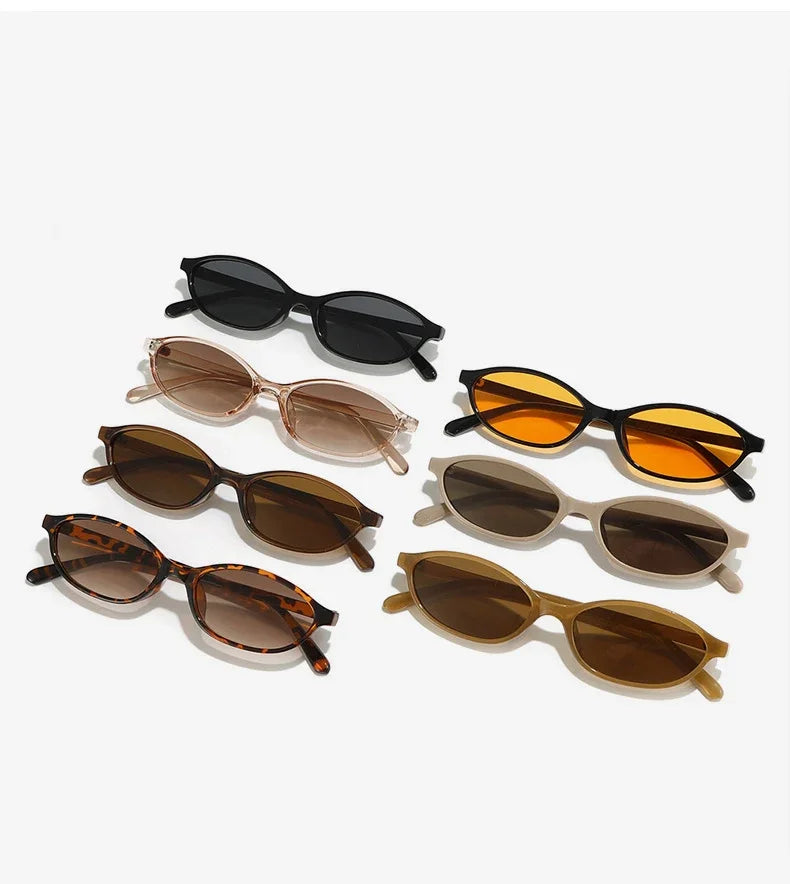 2024 Luxury Oval Sunglasses – Trendy Unisex Vintage UV400 Designer Shades