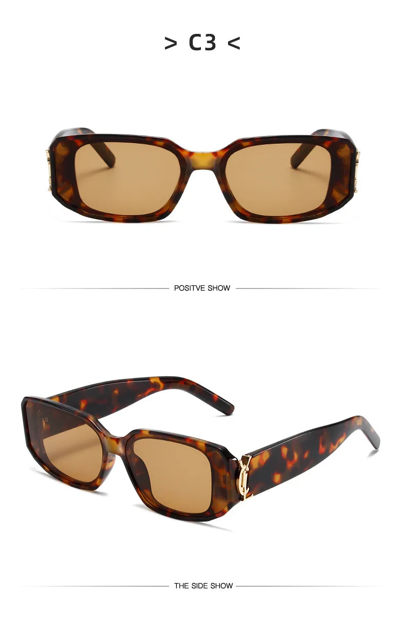 Small Frame Sunglasses – Unisex Full Frame UV400 Fashion Shades