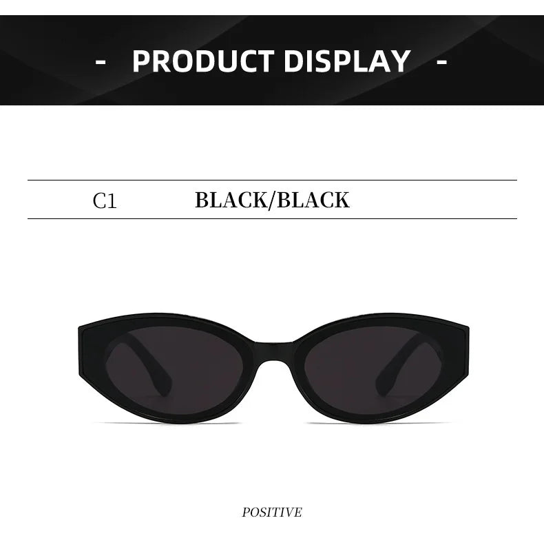 Luxury Oval Sunglasses – Minimalist Unisex UV400 Designer Shades