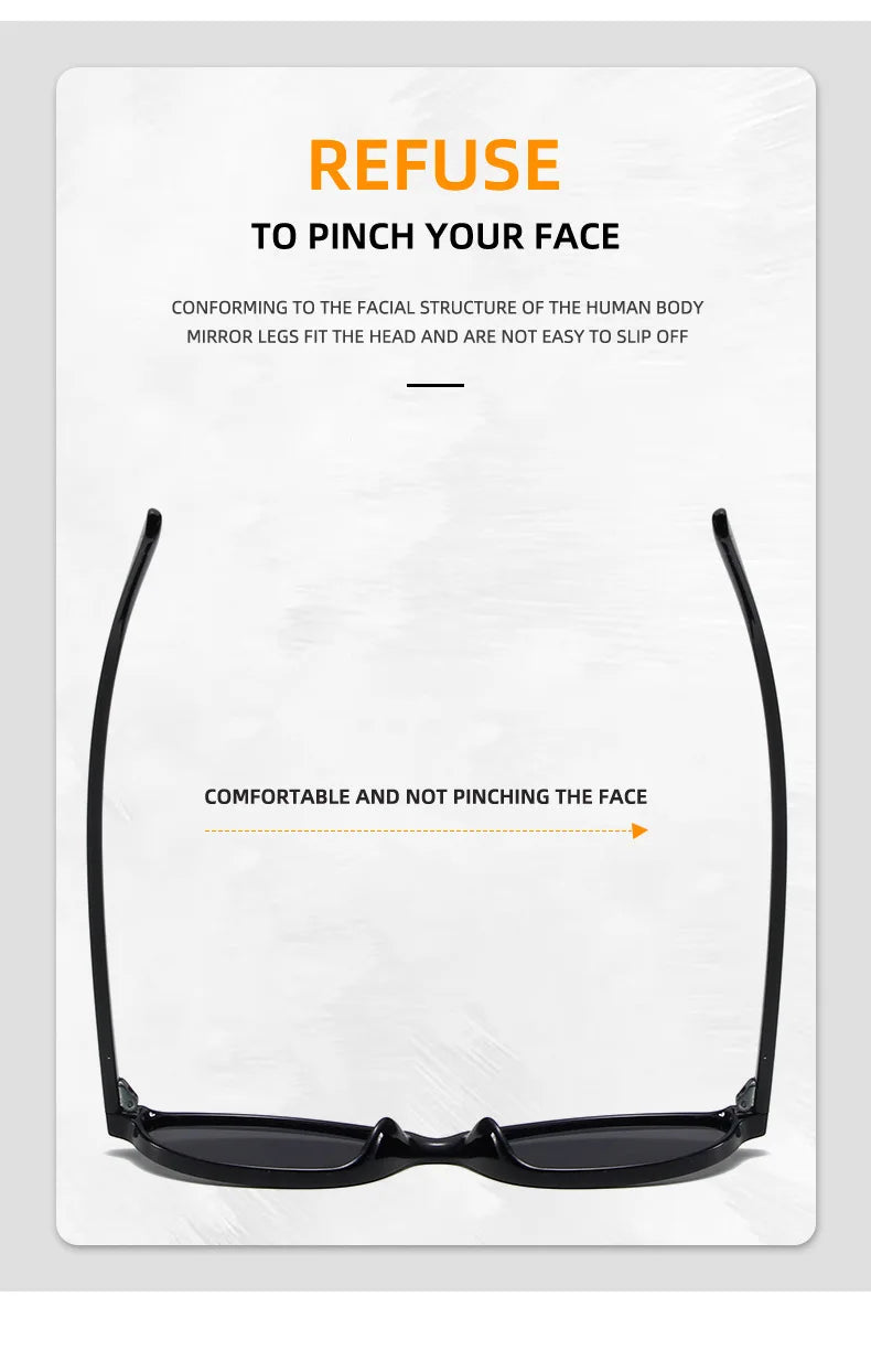 Retro Oval Sunglasses – Trendy Small Frame Cat Eye Design with Sun Protection