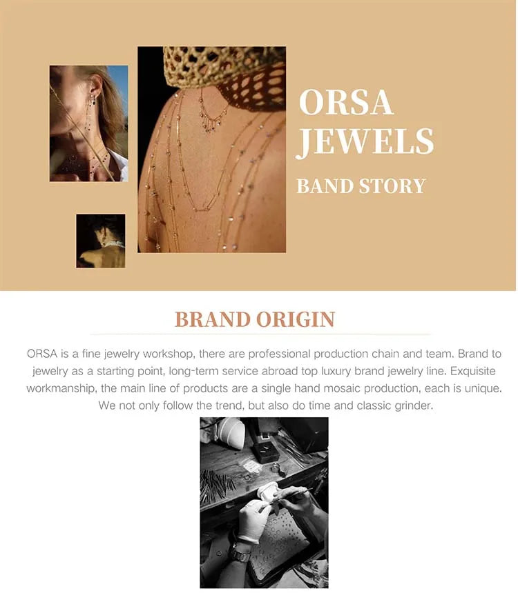 ORSA JEWELS Hollow Clover Necklace – 925 Silver Four-Flower Luxury Chain for Parties & Gifts