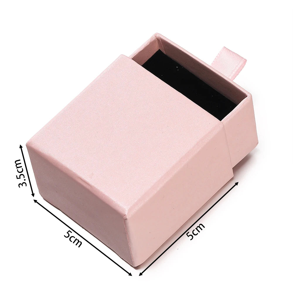 Drawer Jewelry Gift Box – Solid Color Packaging for Necklaces, Rings, Earrings & Bracelets