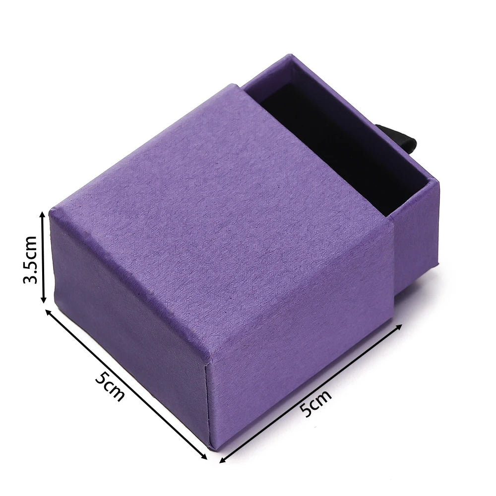 Drawer Jewelry Gift Box – Solid Color Packaging for Necklaces, Rings, Earrings & Bracelets