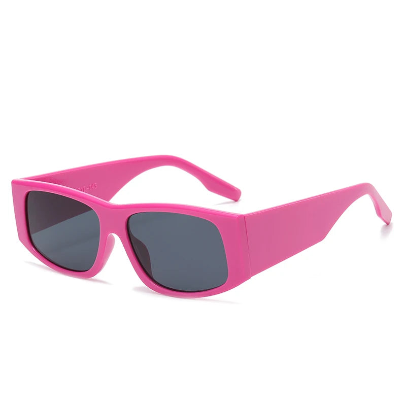 Retro Square Sunglasses – Trendy Small Frame Unisex Design for Travel & Outdoors