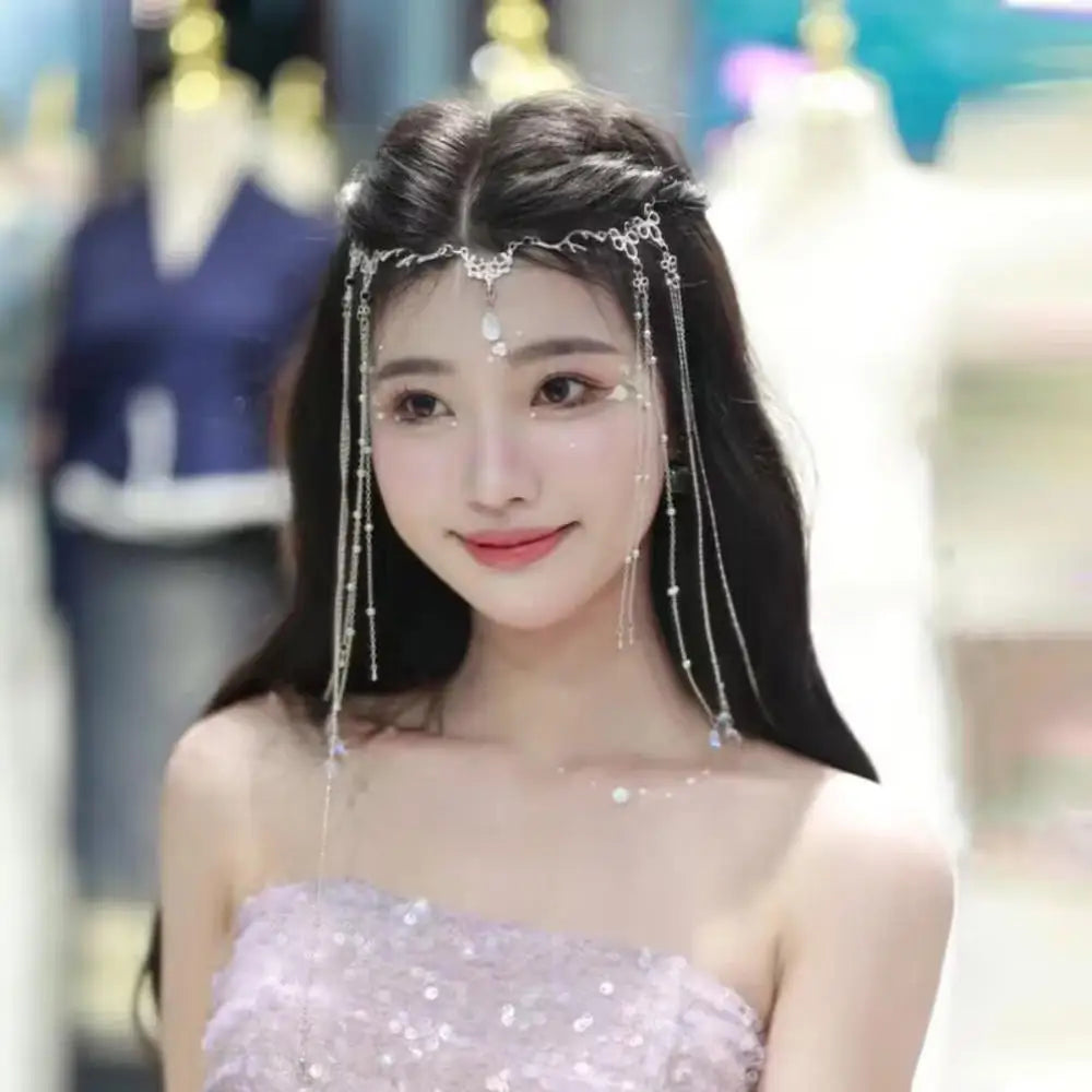 Butterfly & Mermaid Pearl Tassel Ear Cuffs – Elegant Non-Piercing Fairy-Style Earrings