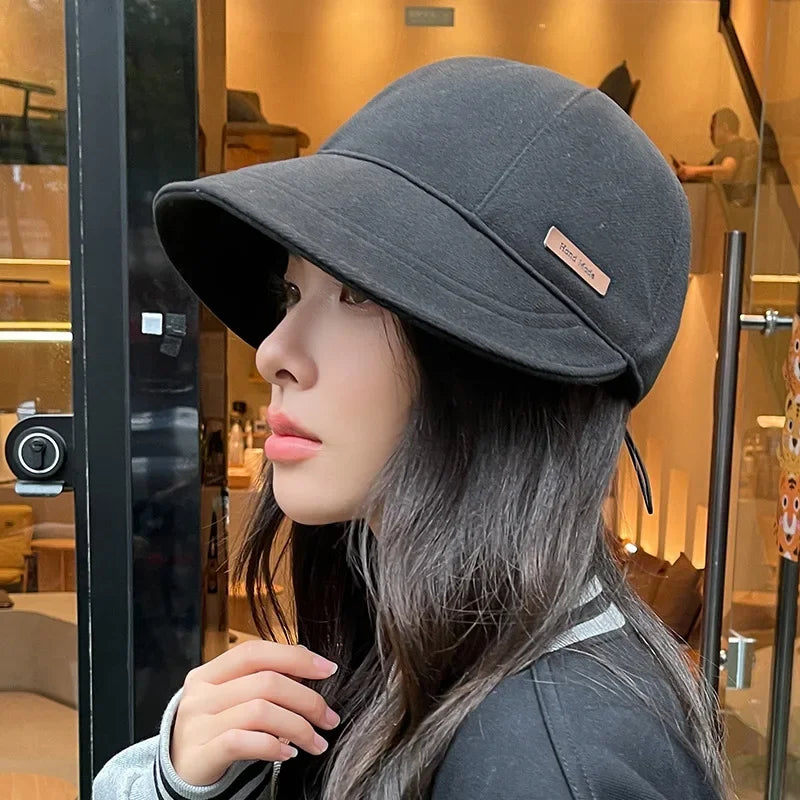 Foldable Summer Sunhat – Adjustable Cotton Wide-Brim Bucket for UV Protection