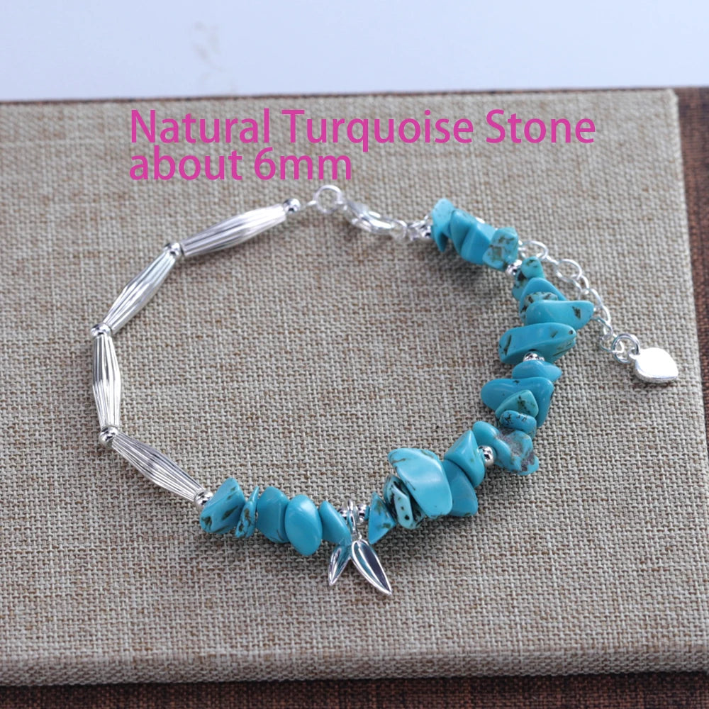 VENTFILLE 925 Silver Butterfly Bracelet – Cute Beaded String Design for Girls