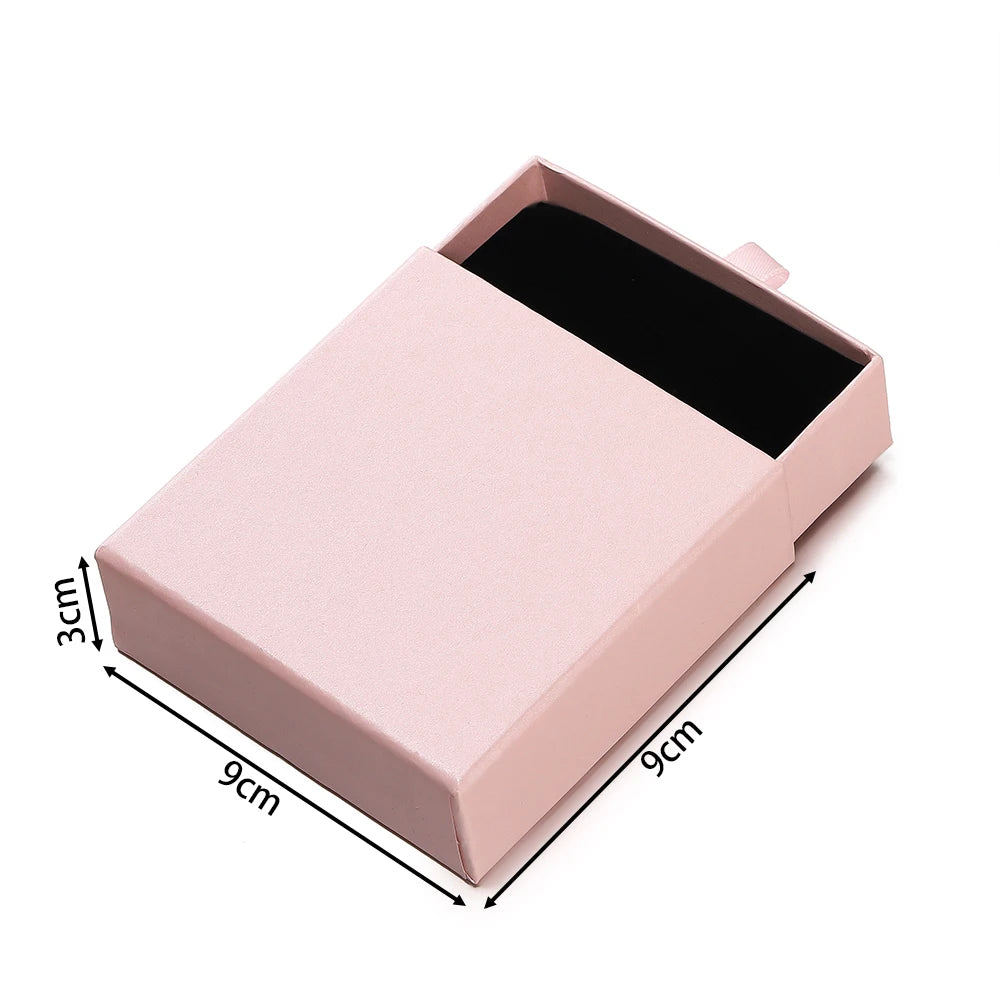 Drawer Jewelry Gift Box – Solid Color Packaging for Necklaces, Rings, Earrings & Bracelets