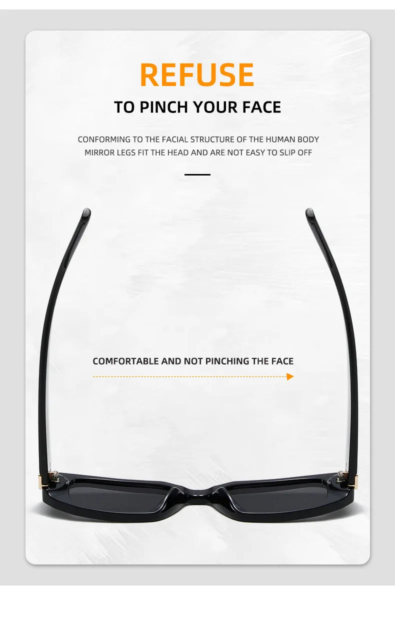 Small Frame Sunglasses – Unisex Full Frame UV400 Fashion Shades