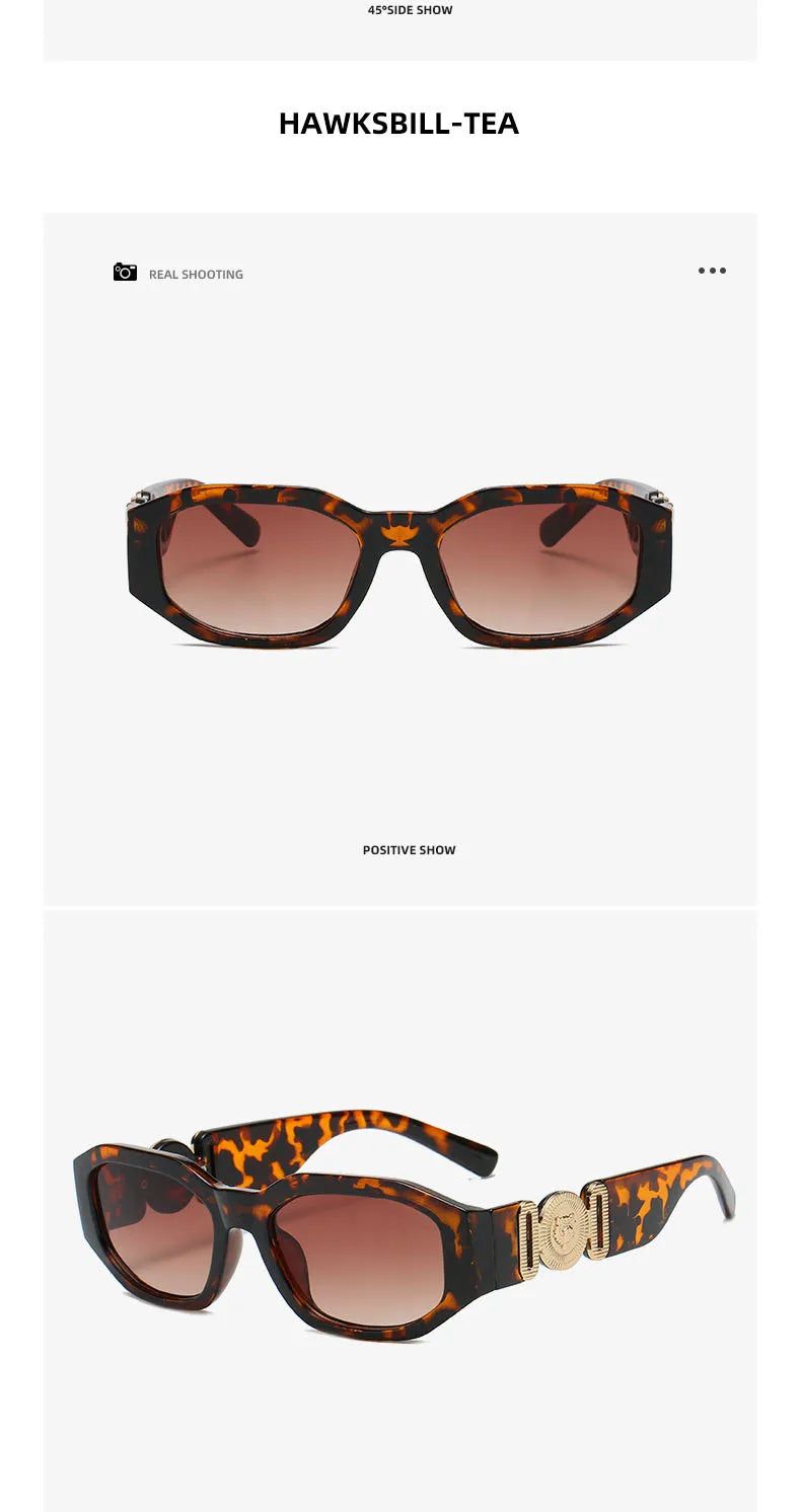 Women’s Summer Rectangle Sunglasses – Stylish Irregular Designer Shades